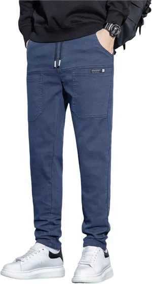 Mens Cargo Pants Relaxed Slim Fit Tapered Chinos Pant Mencomfy - High Stretch Multi-Pocket Durable Cargo Pants
