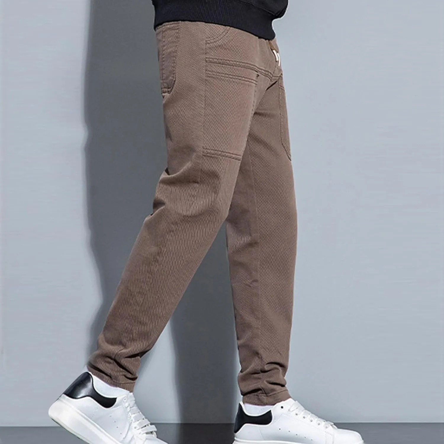 Mens Cargo Pants Relaxed Slim Fit Tapered Chinos Pant Mencomfy - High Stretch Multi-Pocket Durable Cargo Pants
