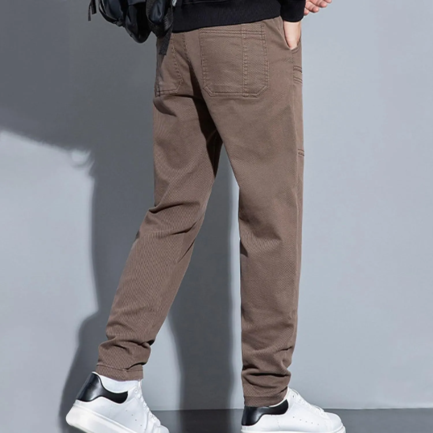 Mens Cargo Pants Relaxed Slim Fit Tapered Chinos Pant Mencomfy - High Stretch Multi-Pocket Durable Cargo Pants