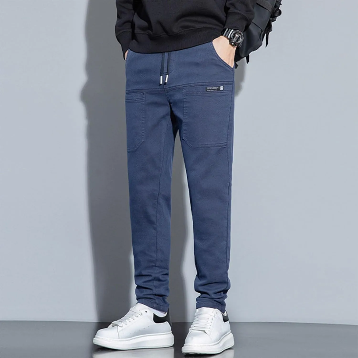 Mens Cargo Pants Relaxed Slim Fit Tapered Chinos Pant Mencomfy - High Stretch Multi-Pocket Durable Cargo Pants