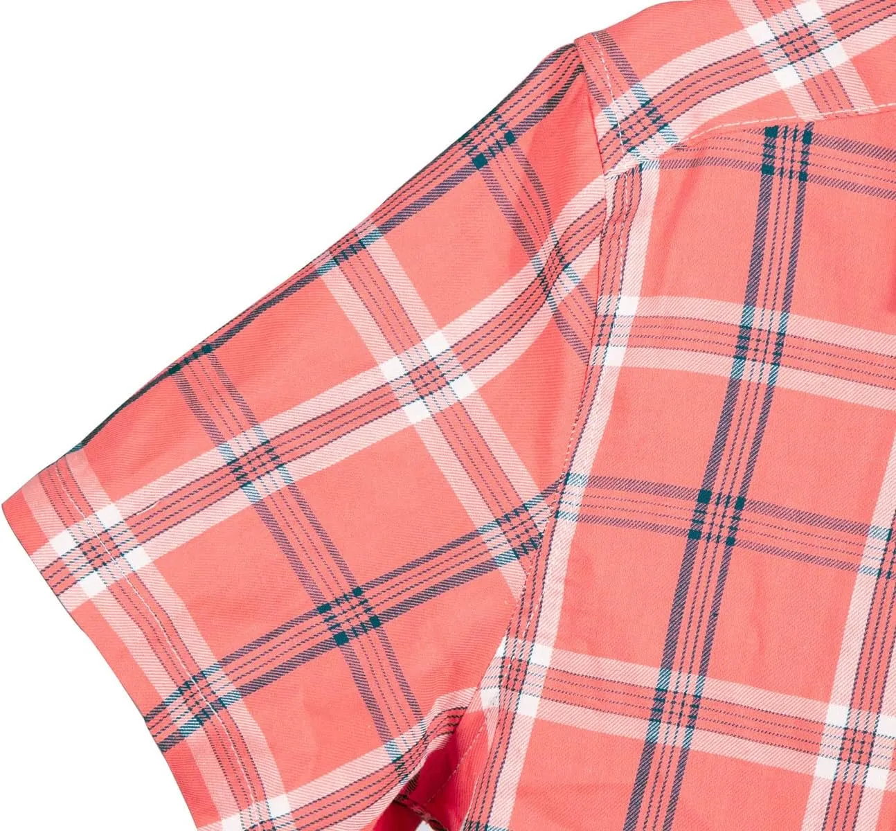 Mens Casual Regular Fit Short Sleeve Plaid Shirts