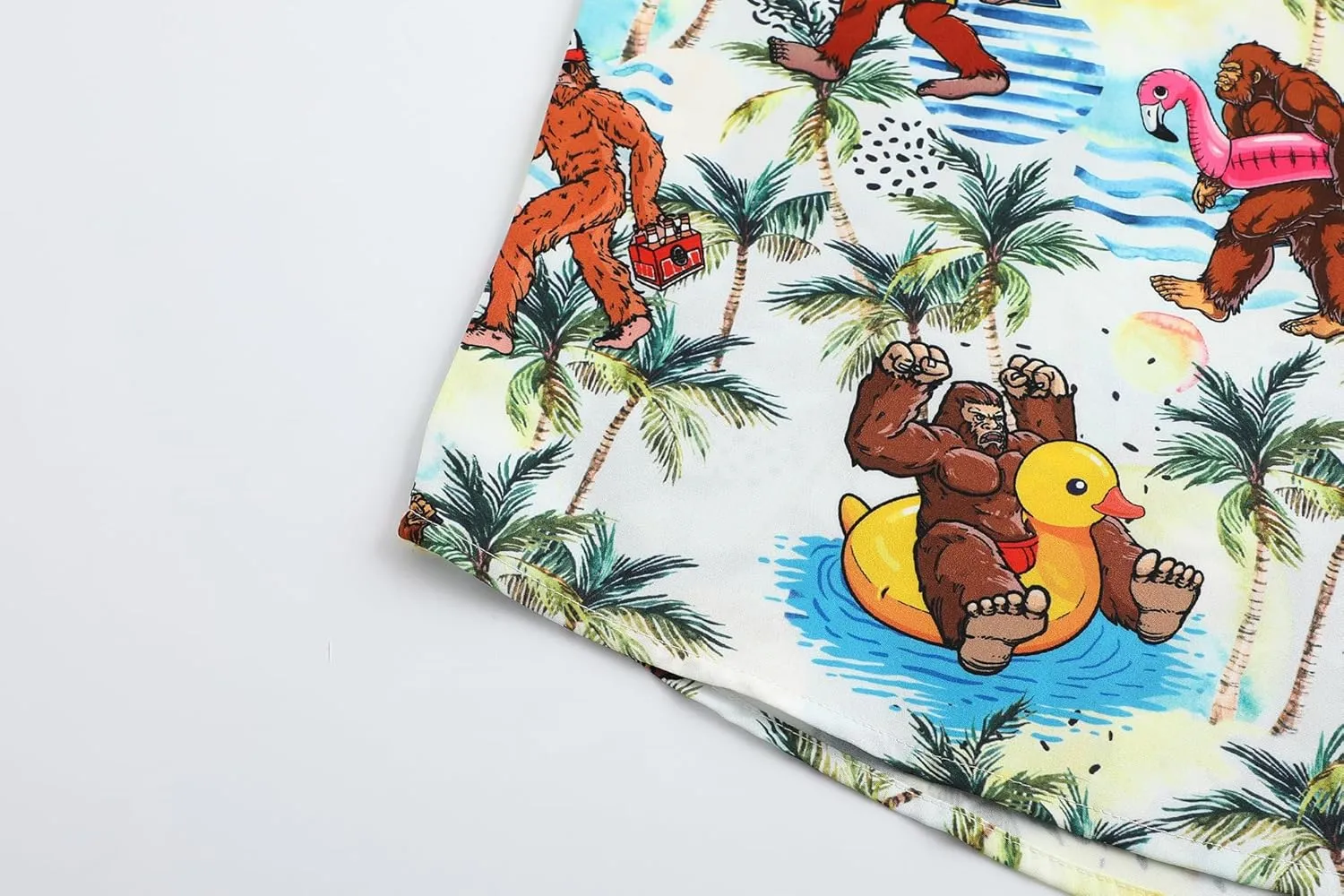 Mens Hawaiian Shirts Short Sleeve Casual Button Down Shirt