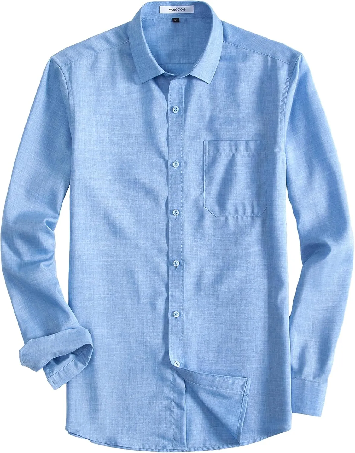 Mens Long Sleeve Casual Fancy and Stylish Linen Blended Shirts
