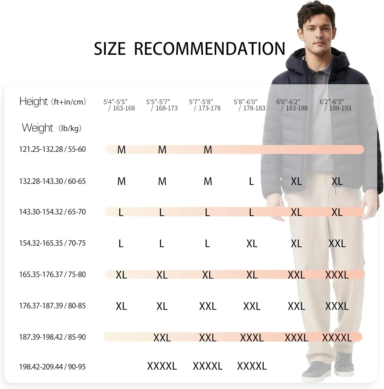 Men's Packable Down Jacket Lightweight Winter Windproof Puffer Jacket Hooded Warm Outdoor Down Coats for Travel