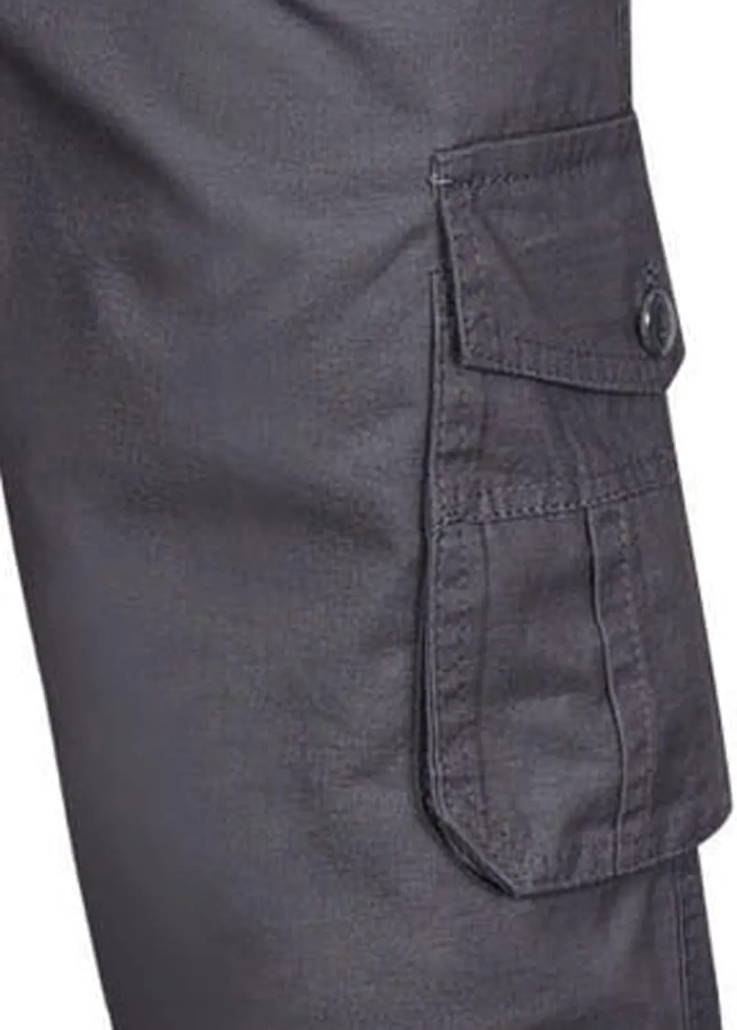 Men's Relaxed Fit Stretch Cargo Pant Tactical Hiking Elastic Waist Pants with Pocket Lightweight Casual Trousers