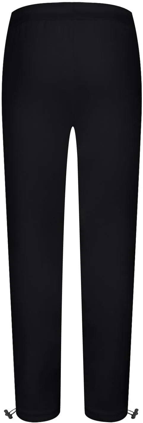 Men's Straight Leg Pants Adjustable Hem Elastic Lightweight Relaxed Drawstring Daily Street Travel Comfy Casual Lounge