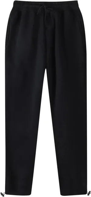 Men's Straight Leg Pants Adjustable Hem Elastic Lightweight Relaxed Drawstring Daily Street Travel Comfy Casual Lounge