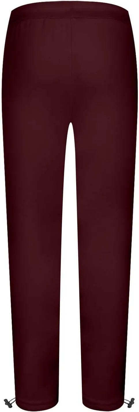 Men's Straight Leg Pants Adjustable Hem Elastic Lightweight Relaxed Drawstring Daily Street Travel Comfy Casual Lounge