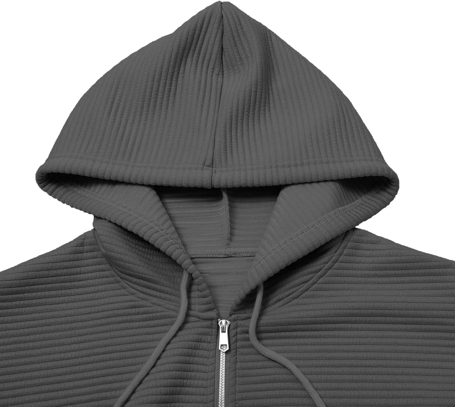 midelxp Zip Up Hoodies for Women Cute Y2k Long Sleeve Oversized Sweatshirts Casual Comfy Fall Jackets Preppy Clothes 2024
