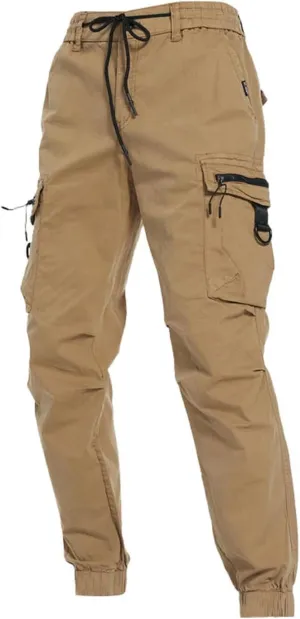 MIDOO Golf Pants Men Stretch Relaxed Fit Casual Fleece Joggers Loose Open Bottom Athletic Pants Straight Leg Hiking Pants