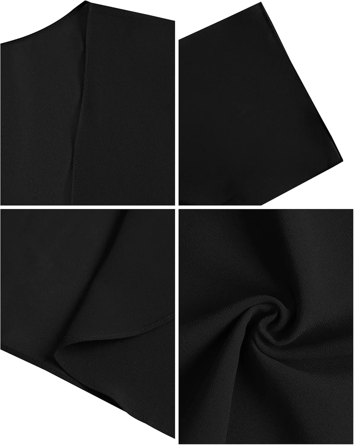 Missufe Women's Summer Short Sleeve Cropped Shrugs Sheer Lightweight Chiffon Bolero Cardigans