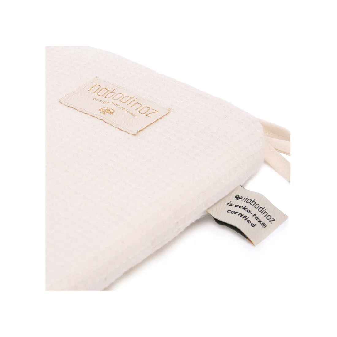 nobodinoz Nest Cot Bumper Honey Comb Natural