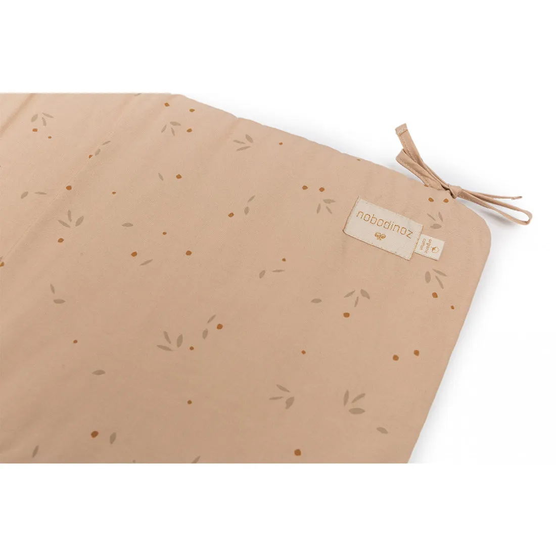 nobodinoz Nest Cot Bumper Willow Dune