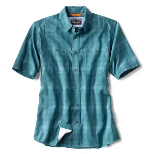 Orvis SS Tech Chambray Work Shirt / Blue Lagoon Plaid