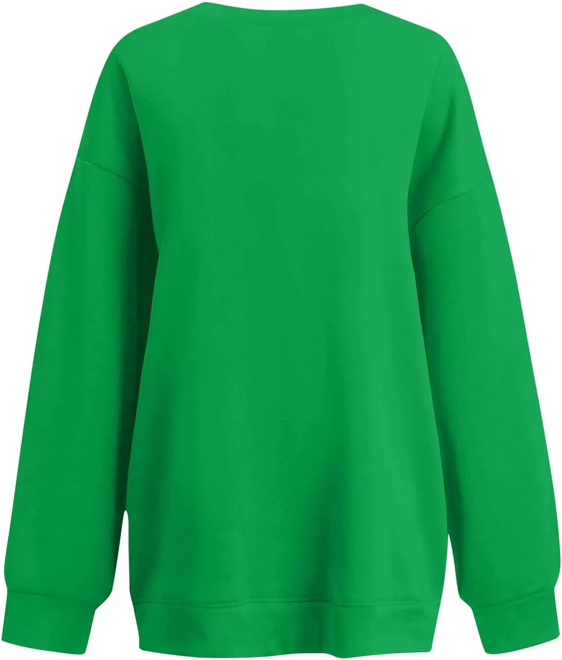 Oversized Crewneck Sweatshirts Women Casual Long Sleeve Pullover Sweaters Drop Shoulder Comfy Fleece Sweatshirts