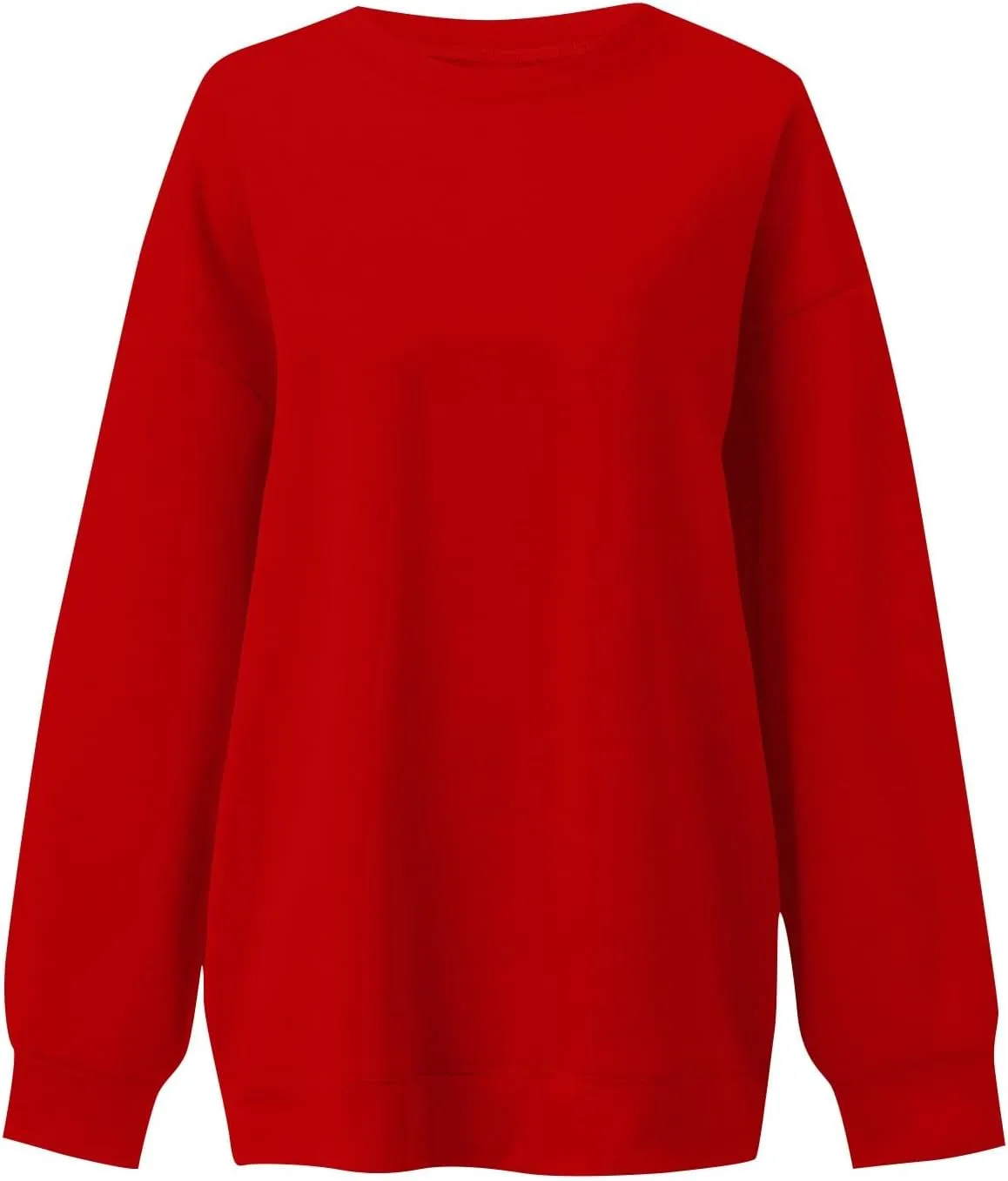Oversized Sweatshirt For Women,2024 Fall Casual Crewneck Pullover Sweatshirt Soft Comfy Fleece Long Sleeve Sweatshirt