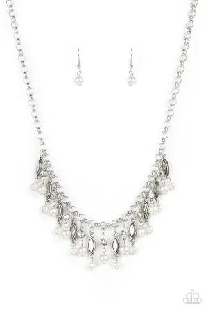 Paparazzi Cosmopolitan Couture - White Necklace