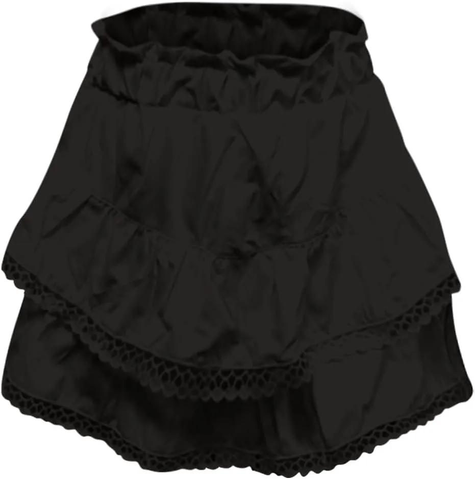 Pleated Skirts for Women Boho Tiered Flowy Short Skirt High Waist Mini Skirts Casual Summer Beach Outfits