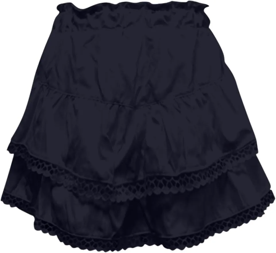 Pleated Skirts for Women Boho Tiered Flowy Short Skirt High Waist Mini Skirts Casual Summer Beach Outfits