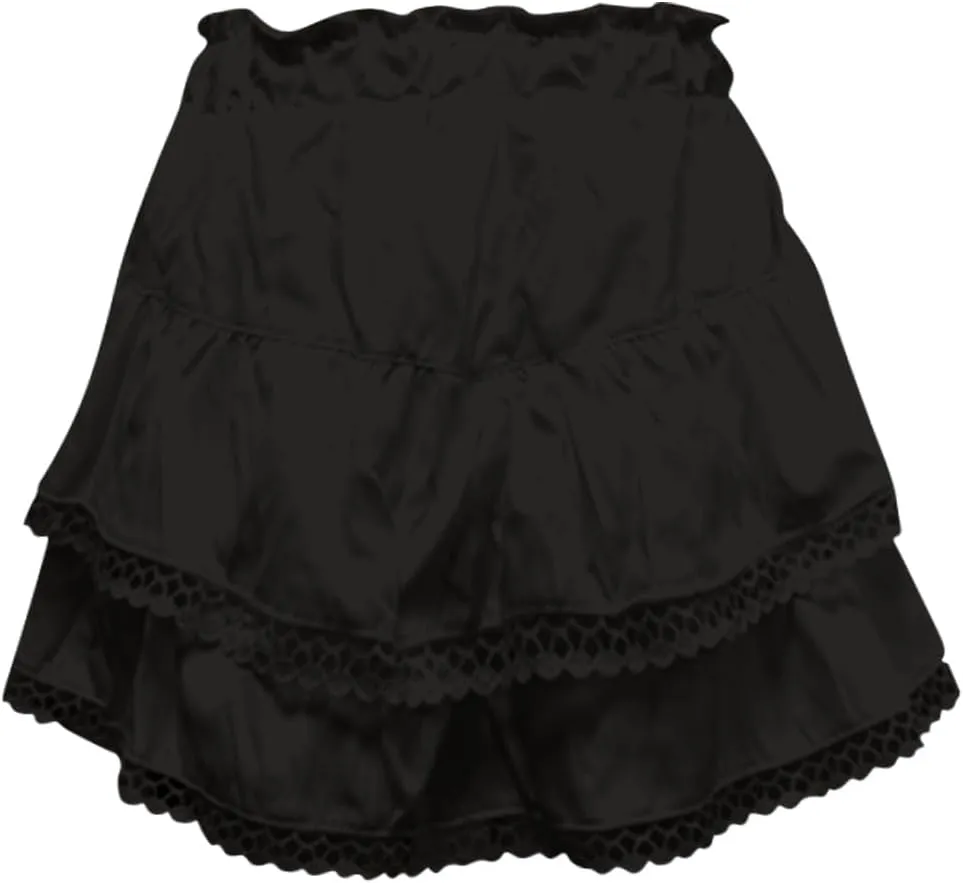 Pleated Skirts for Women Boho Tiered Flowy Short Skirt High Waist Mini Skirts Casual Summer Beach Outfits