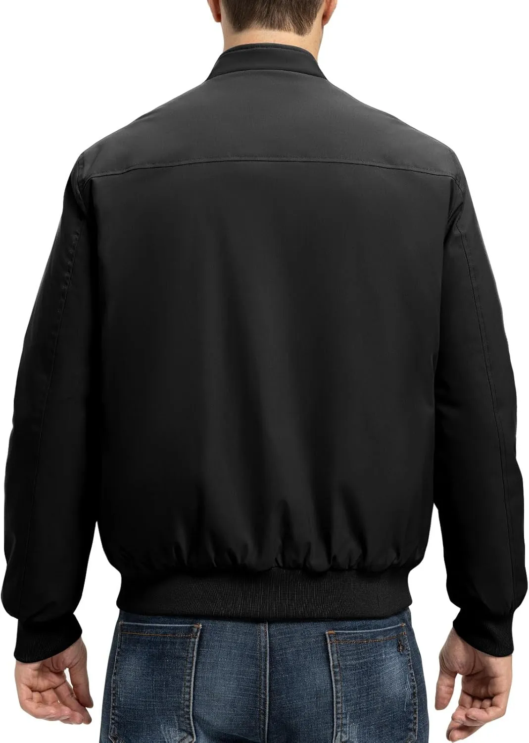Rdruko Men's Winter Lightweight Bomber Jackets Windbreaker Golf Casual Fall Water Resistant Stylish Quilted Coat