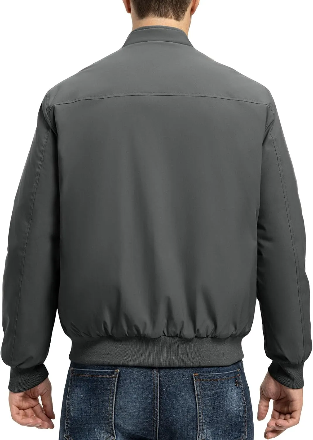 Rdruko Men's Winter Lightweight Bomber Jackets Windbreaker Golf Casual Fall Water Resistant Stylish Quilted Coat