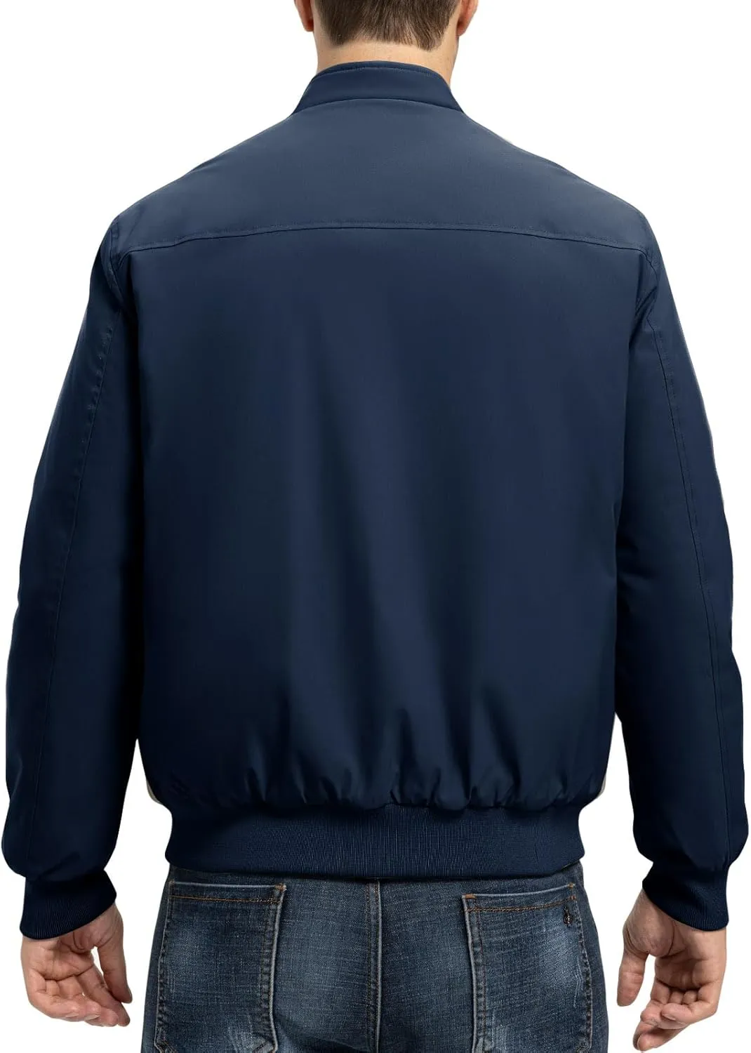 Rdruko Men's Winter Lightweight Bomber Jackets Windbreaker Golf Casual Fall Water Resistant Stylish Quilted Coat