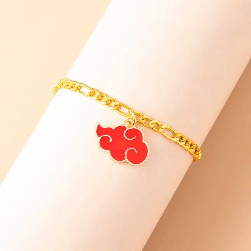 Red Cloud Charms Anklet Foot Jewelry For Women
