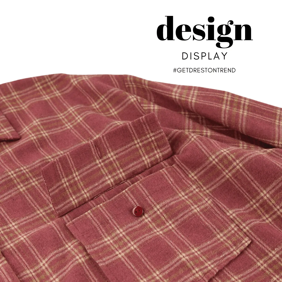 Red Plaid Shirt Women's