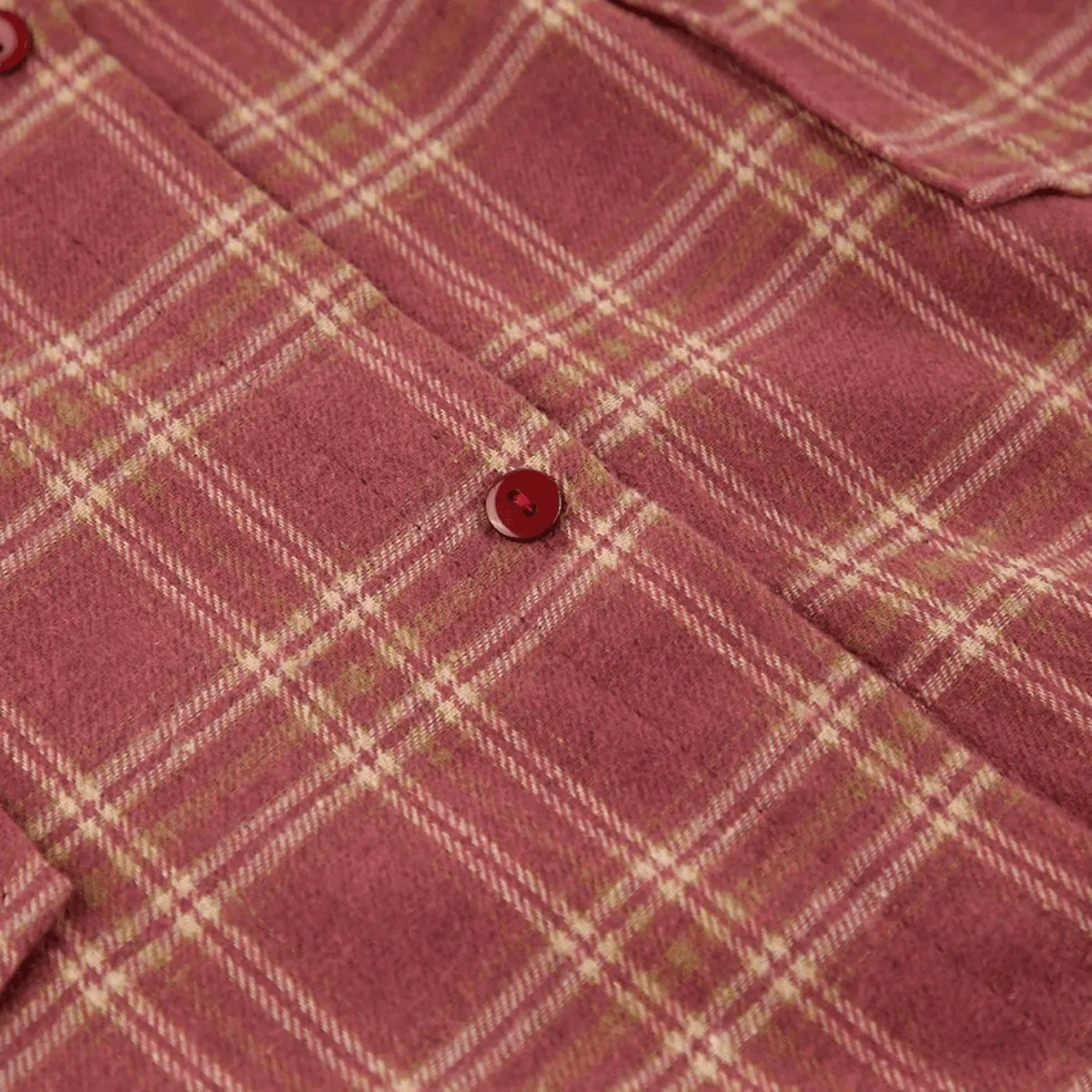 Red Plaid Shirt Women's