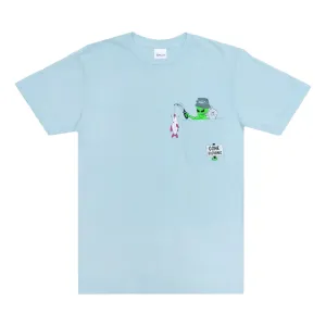 RIPNDIP GONE FISHING POCKET TEE-BLUE