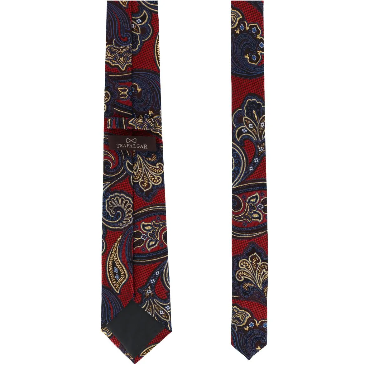 Roman Exploded Paisley Stately Silk Necktie