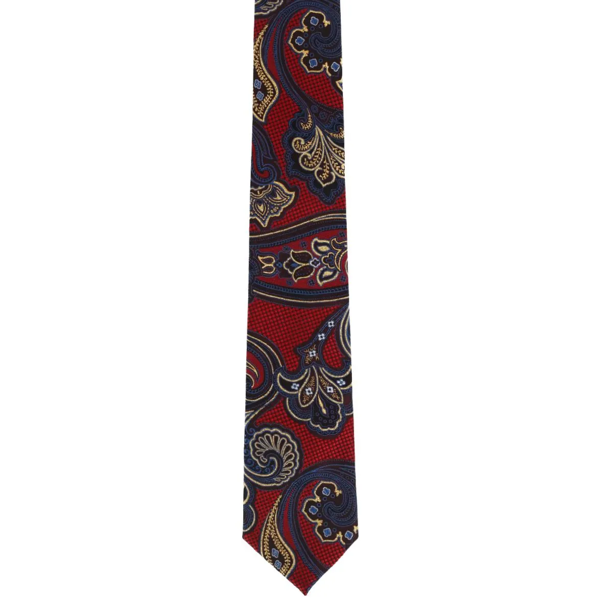 Roman Exploded Paisley Stately Silk Necktie