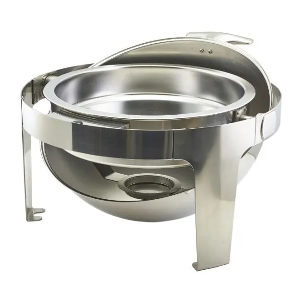 Round Deluxe Roll Top Chafer 6L pack of 1