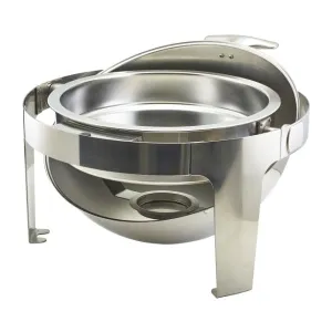 Round Deluxe Roll Top Chafer 6L pack of 1
