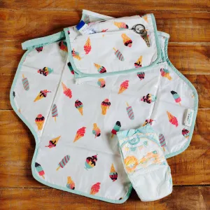 Scoops & Smiles Diaper Clutch