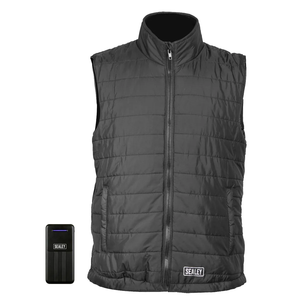 Sealey HG02KIT 5V Heated Puffy Gilet - 44" to 52" Chest with Power Bank 20Ah