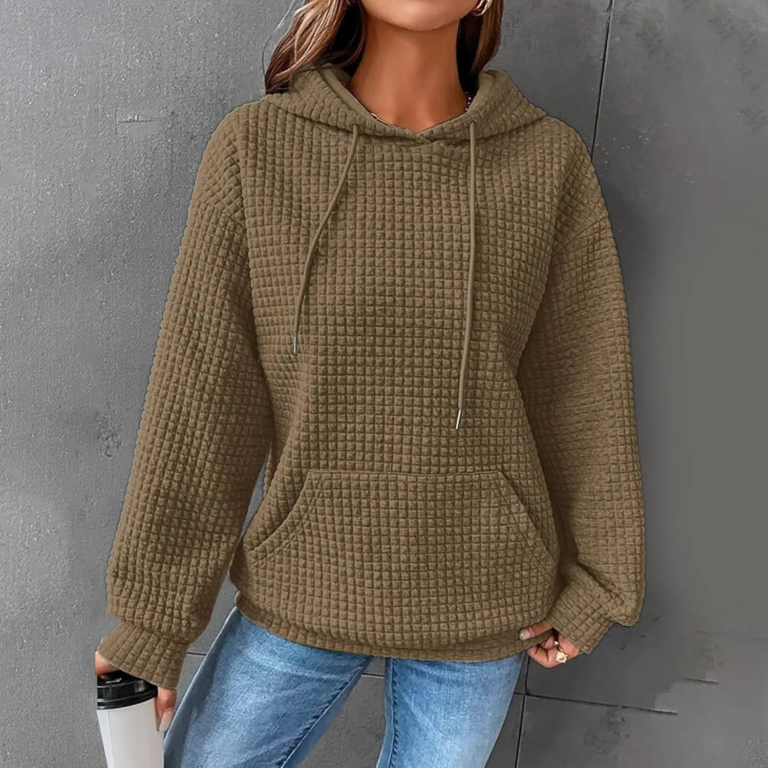 SHAOBGE Oversized hoodies for women Sweatshirts Workout Hooded Pullover Tops Sweaters Casual Comfy Fall Fashion Outfits
