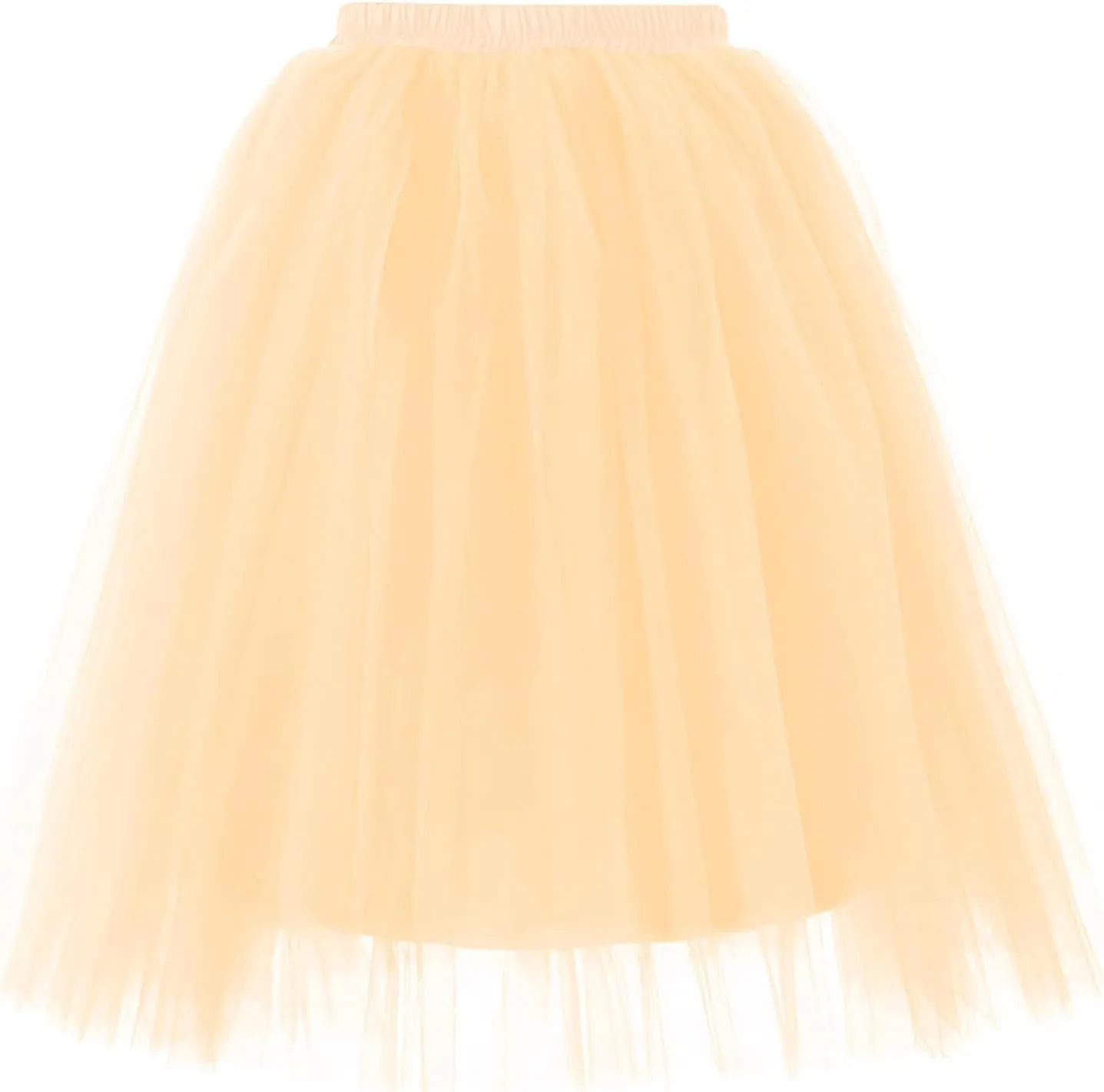Skirts for Women Pleated Tulle Short Skirt Solid Color High Waist Tutu Ballet Half-Body Clothes Adult Dancing Skirts