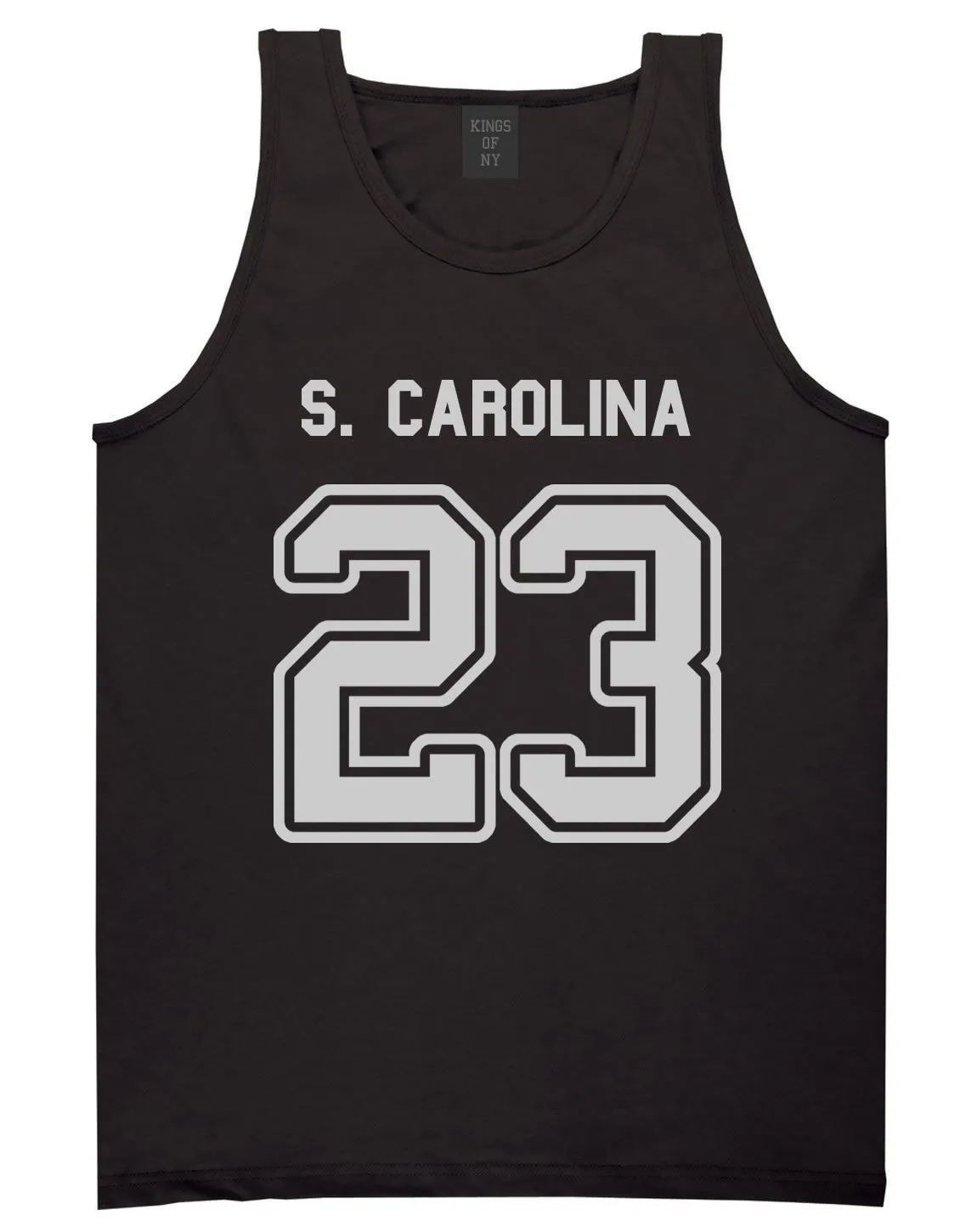 Sport Style South Carolina 23 Team State Jersey Mens Tank Top