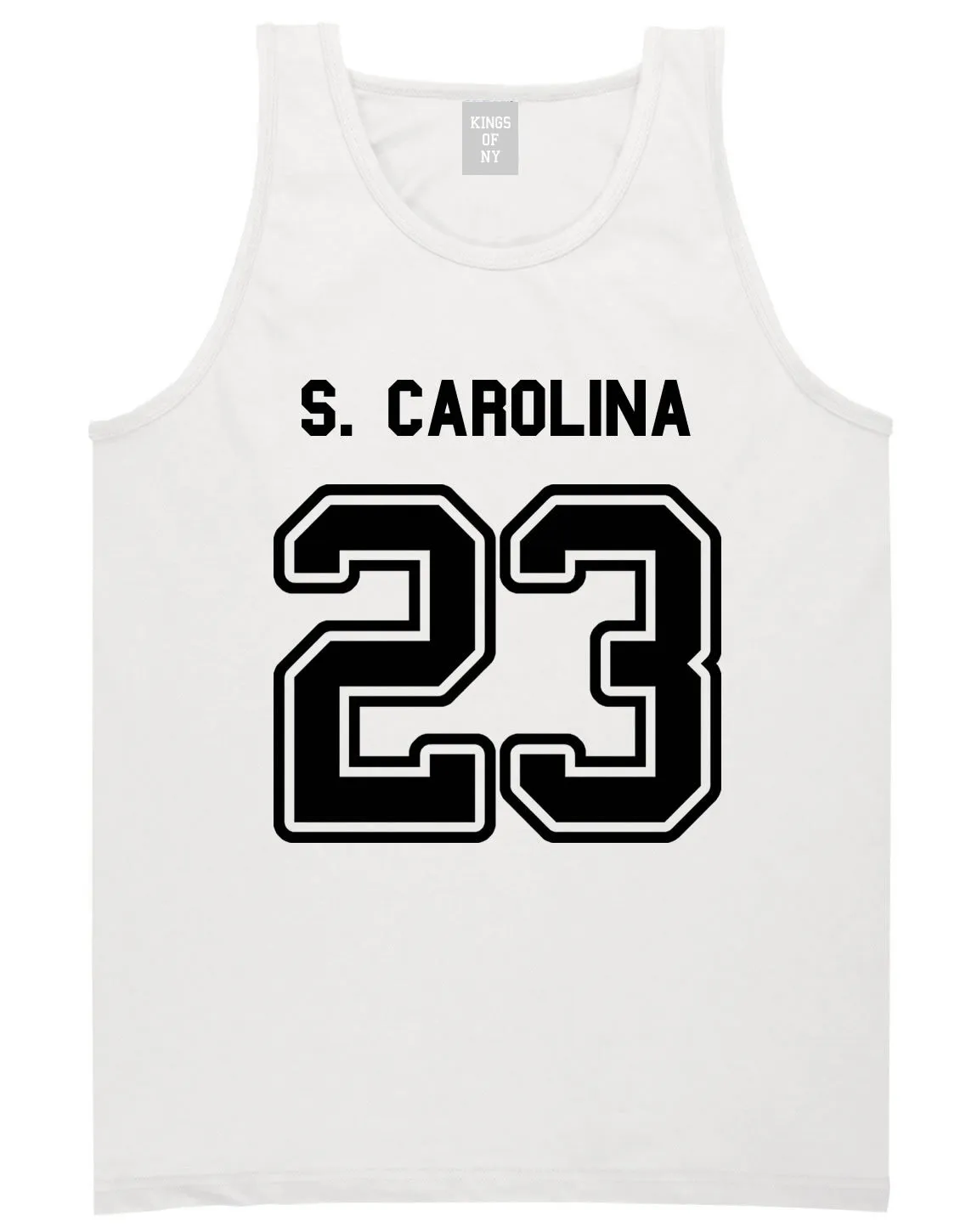 Sport Style South Carolina 23 Team State Jersey Mens Tank Top