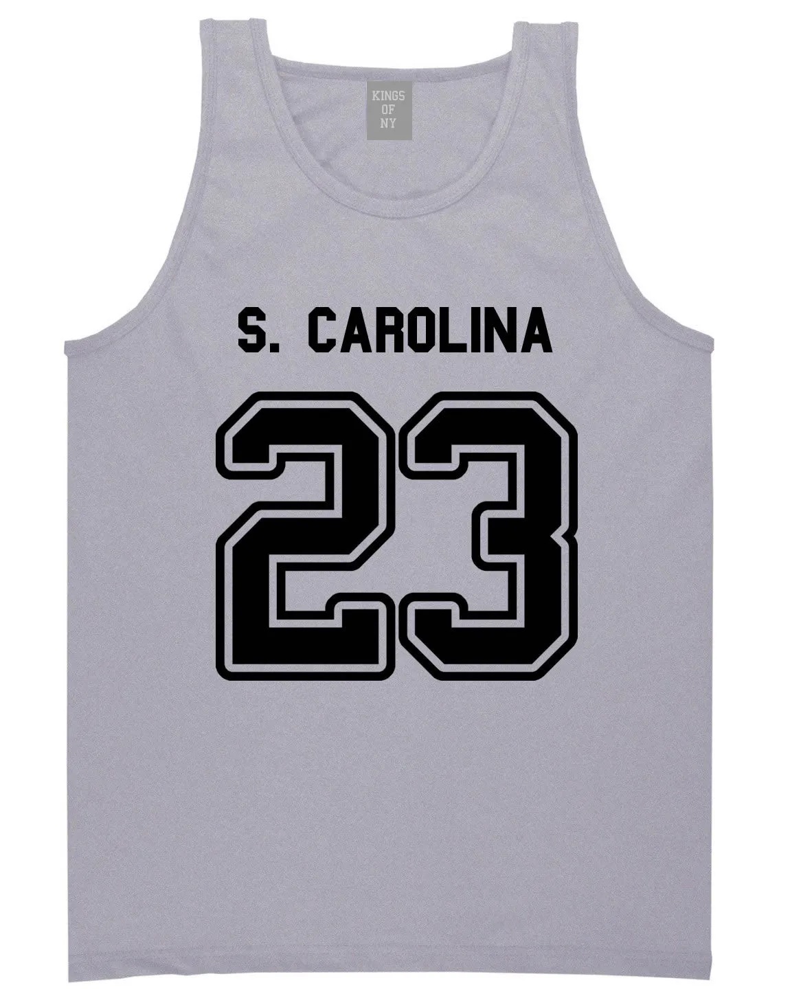 Sport Style South Carolina 23 Team State Jersey Mens Tank Top