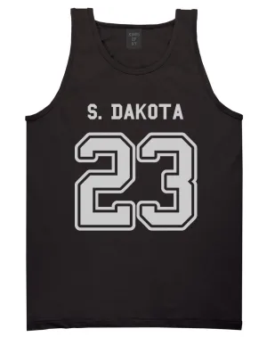 Sport Style South Dakota 23 Team State Jersey Mens Tank Top