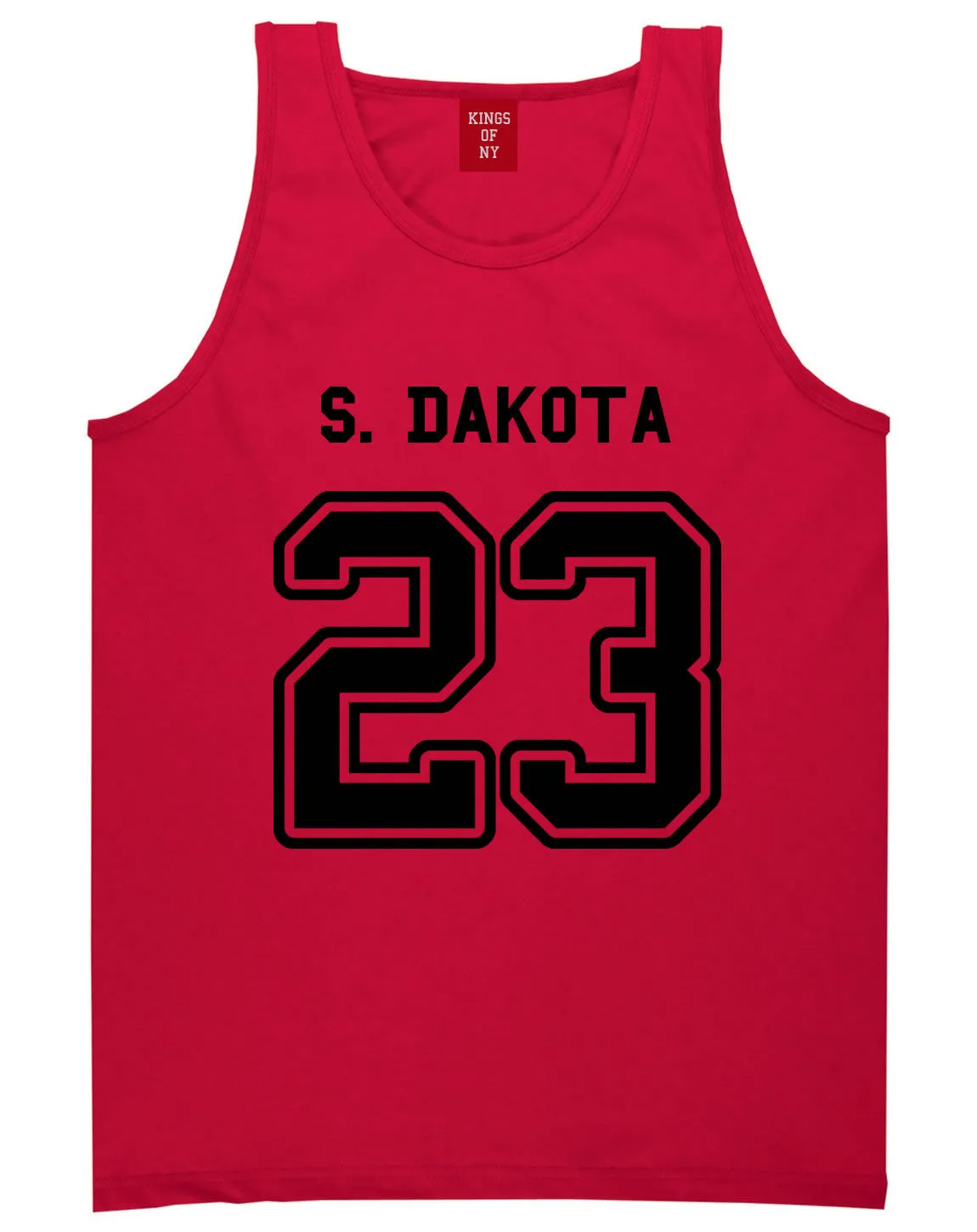 Sport Style South Dakota 23 Team State Jersey Mens Tank Top