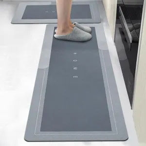 Super Absorbent Non-Slip Diatomite Kitchen Mat