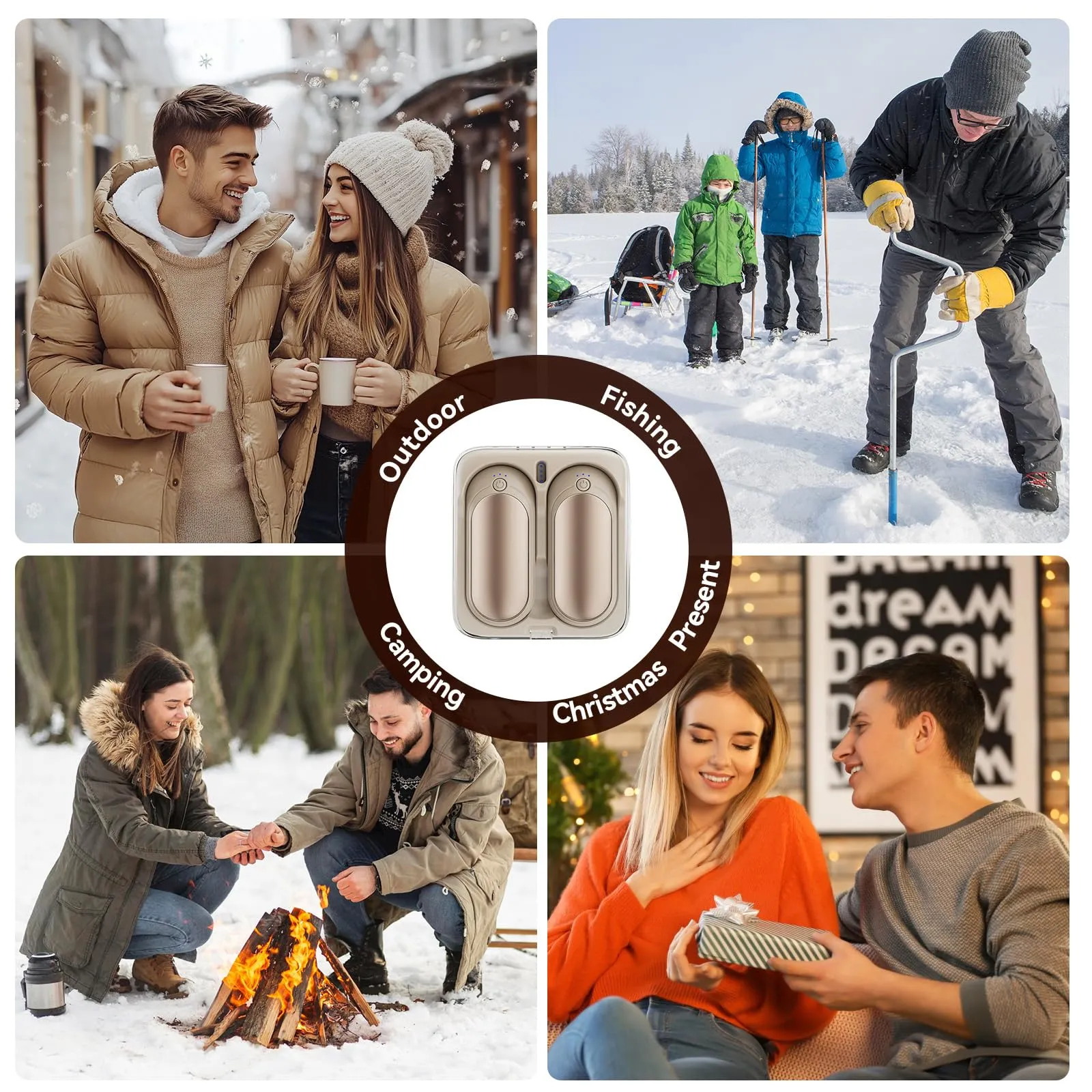 TempBliss 14000mAh Rechargeable Hand Warmers 2 Pack
