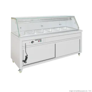 Thermaster Wet and Dry Bain Marie Display, 6x1/1 GN Pans [PG210FE-XG] (Order in item)