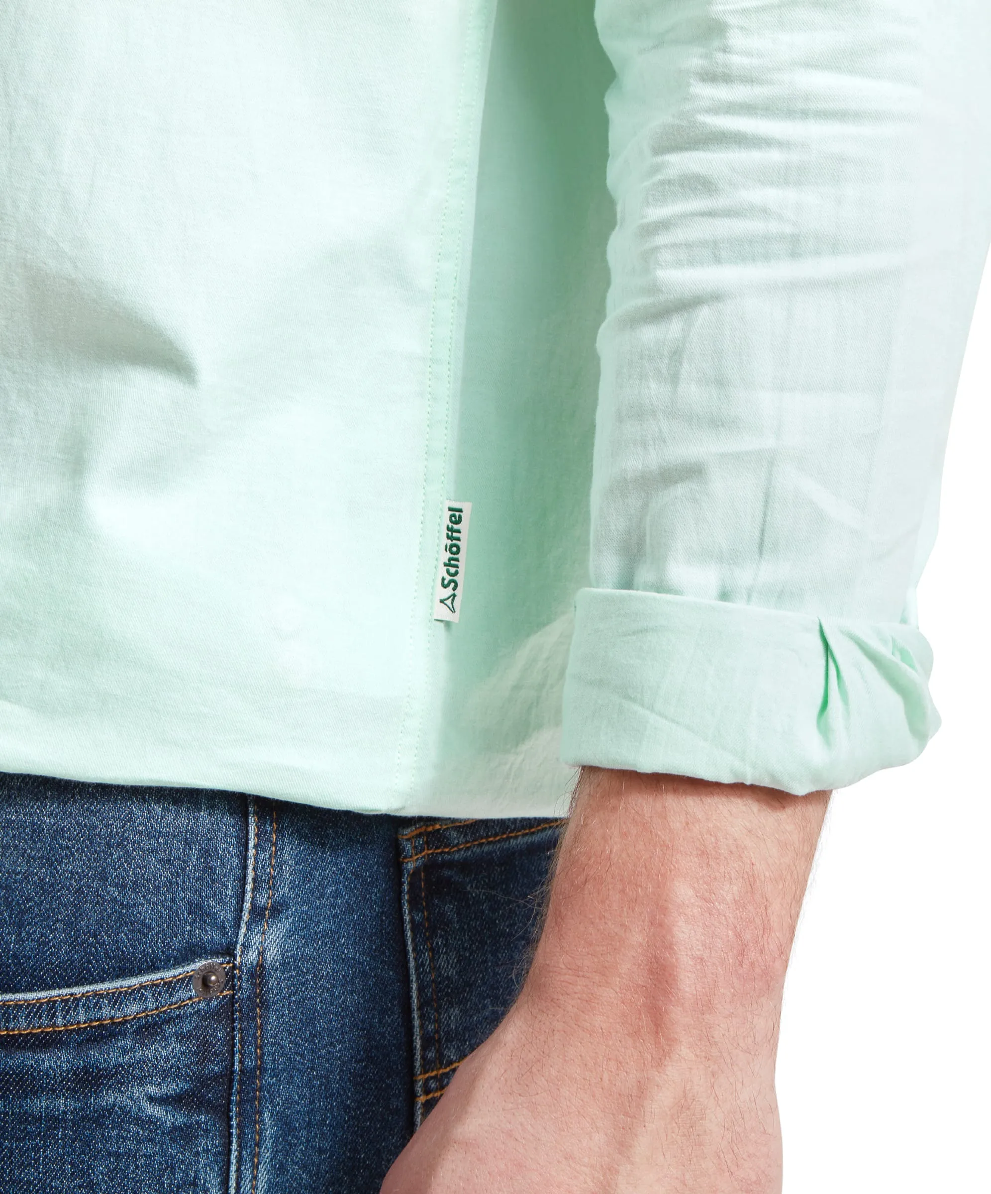 Titchwell Tailored Shirt - Pale Mint