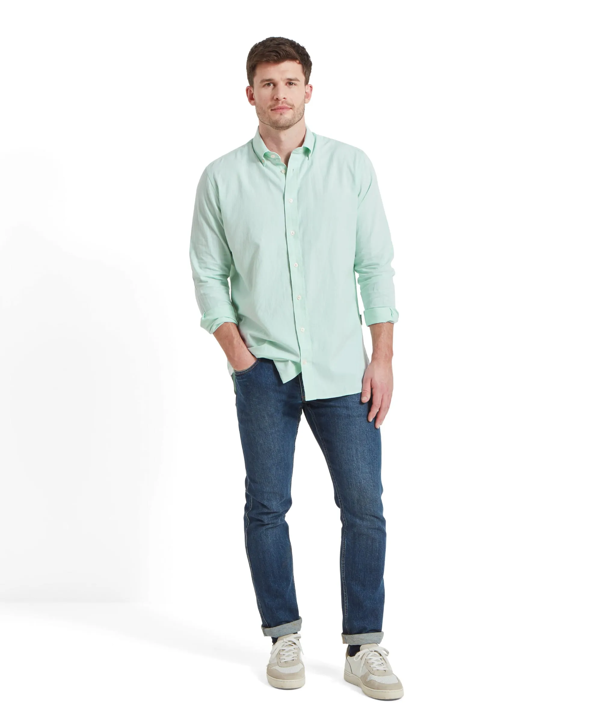 Titchwell Tailored Shirt - Pale Mint