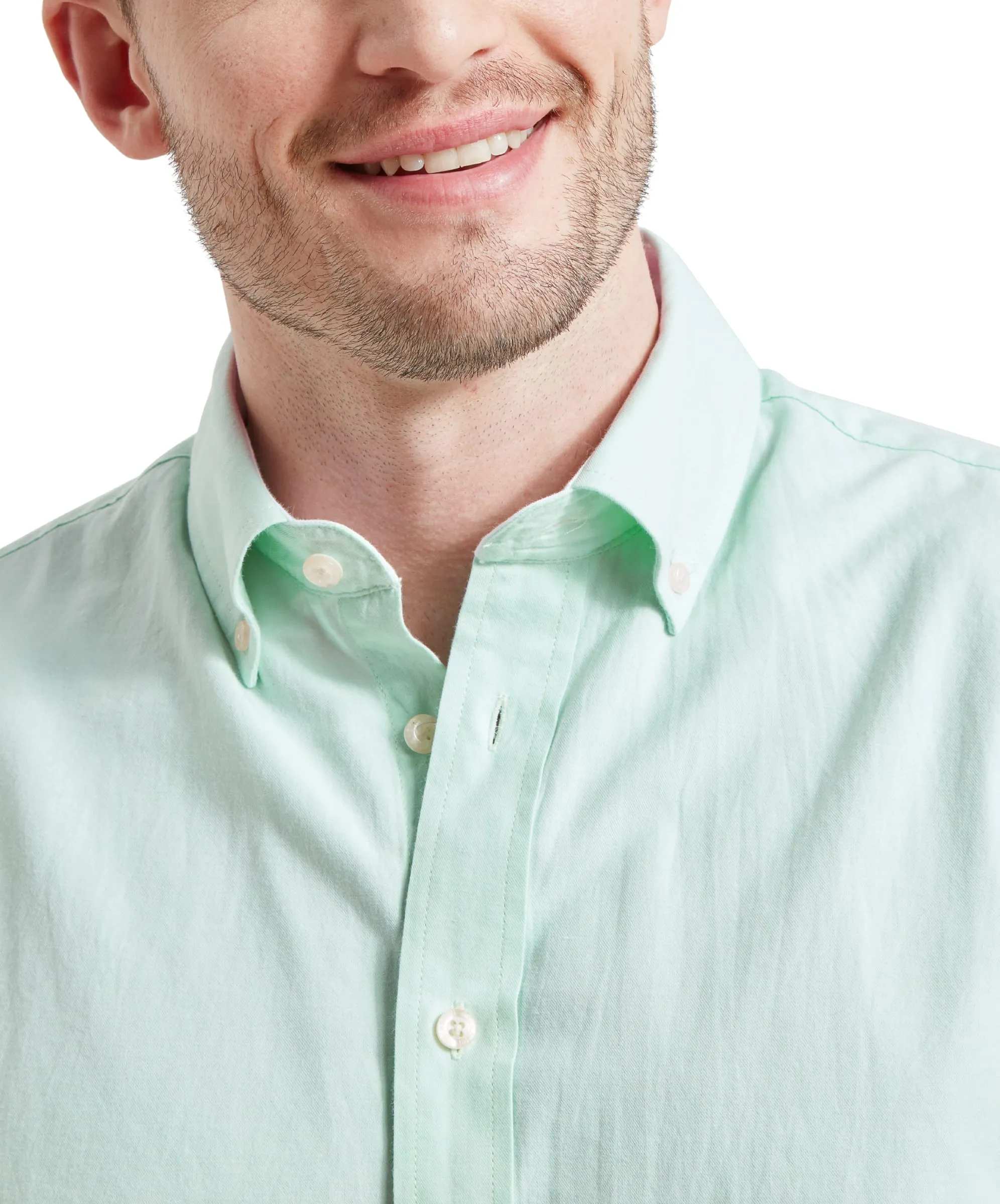 Titchwell Tailored Shirt - Pale Mint